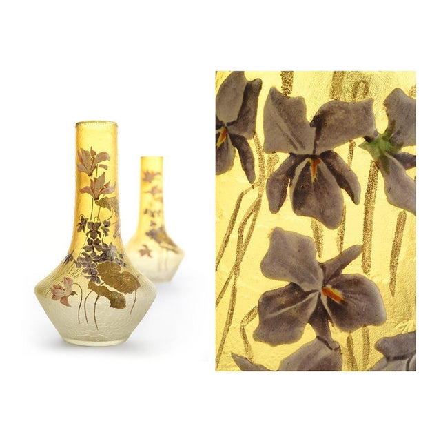 Montjoie Vases, Set of 2, in Good conditions. Designed before 1890 This piece is designed in the style of the selected...