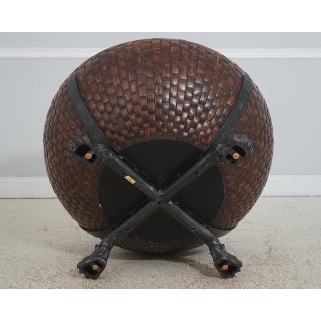 Coconut & Bronze Mounted Coffee Table For Sale - Image 13 of 14