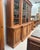 Large English Bookcase in Walnut and Mahogany For Sale - Image 10 of 18