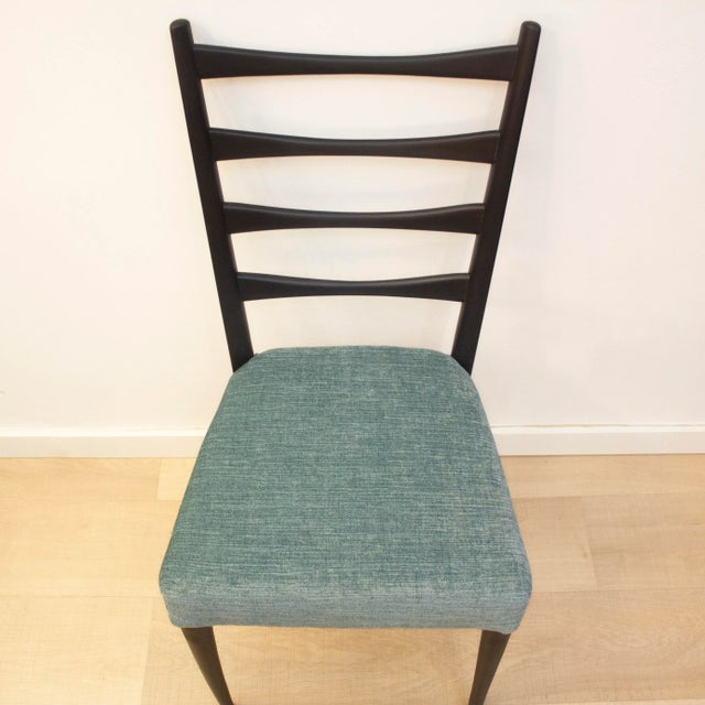 1950s Mid-Century Italian Dining Chairs, 1960s, Set of 4 For Sale - Image 5 of 6