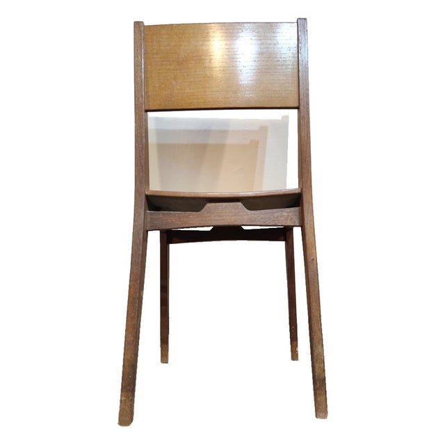 Set of Mid-Century Beech Desk Chairs For Sale - Image 6 of 16