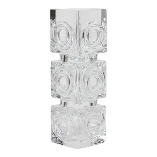 Royal Krona Glass Vase — Bengt Edenfalk (1960s) For Sale