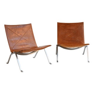 Model PK22 Armchairs by Poul Kjærholm for E. Kold Christensen, 1950s, Set of 2 For Sale