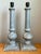Vintage Distressed Wood Table Lamps - Pair For Sale - Image 9 of 12