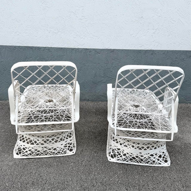 Plastic Mid Century Modern Spun Fiberglass Chaise Lounges - A Pair For Sale - Image 7 of 7