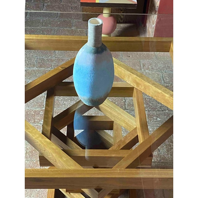 Brown Corinto Table by Ferdinando Meccani for Meccani Arredamenti, 1978 For Sale - Image 8 of 12