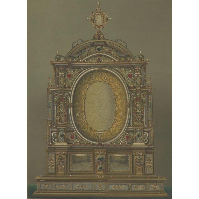 Bavarian Altars Architectural Triptych, 1874, Set of 3 For Sale - Image 6 of 15