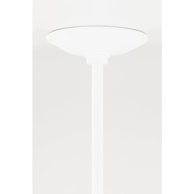 Mid-Century Modern Hudson Valley Lighting Fabius 36 in. 8 Light Pendant in White Plaster Finish For Sale - Image 3 of 8