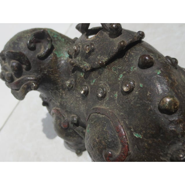 Early 19th Century Antique Meiji Brronze Incense Burner For Sale - Image 5 of 18