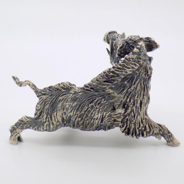 Vintage Italian Handmade Genuine Silver Boar Figurine by Mario Cerreti, 1950s For Sale - Image 4 of 13
