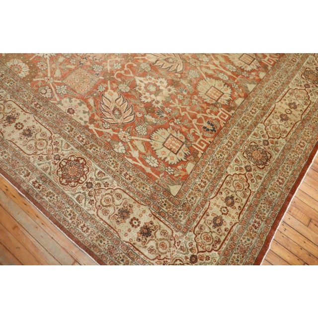 Early 20th Century Elegant Persian Tabriz Rug - 9'7" x 12'5" For Sale In New York - Image 6 of 9