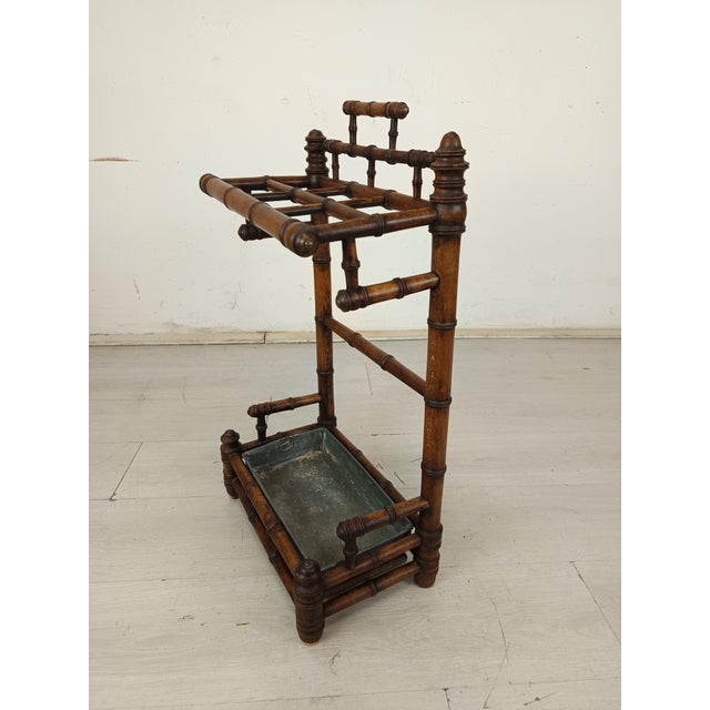 Napoleon III Bamboo Umbrella Stand For Sale - Image 6 of 14