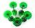 Contemporary Carlo Moretti Cased Green 9.5” Wine Glasses, Set of Five For Sale - Image 3 of 6