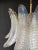 Glass Italian Murano Six-Tier Opaline Felci Glass Chandelier, 36 Opal Glasses For Sale - Image 7 of 12