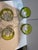 Chartreuse Mid 20th Century Chartreuse and Green Baccarat Cordial Glasses in Genova Pattern - Set of 4 For Sale - Image 8 of 11