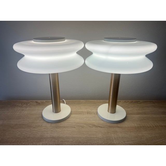 Vintage Table Lamps from Aka Electric, 1960s, Set of 2, in Very Good conditions. Designed 1960 to 1969 This piece is...