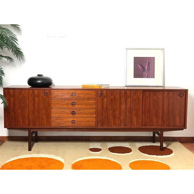 Brown Mid-Century Modern Italian Sideboard, 1960s For Sale - Image 8 of 18