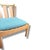 Mid-Century Modern Ash Lounge with Blue Cushion from Ercol For Sale - Image 5 of 7