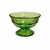 Traditional Vintage Viking Glass Georgian Green Sherbet Dishes – Set of 4 | Mid Century Pressed Glass Dessert Bowls For Sale - Image 3 of 3