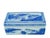 Early 20th Century White and Blue Landscape Chinese Chinoiserie Porcelain Scholar’s Ink Lidded Box For Sale - Image 4 of 11