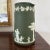 Ceramic Late 19th Wedgwood Green Jasperware Large Pitcher For Sale - Image 7 of 12