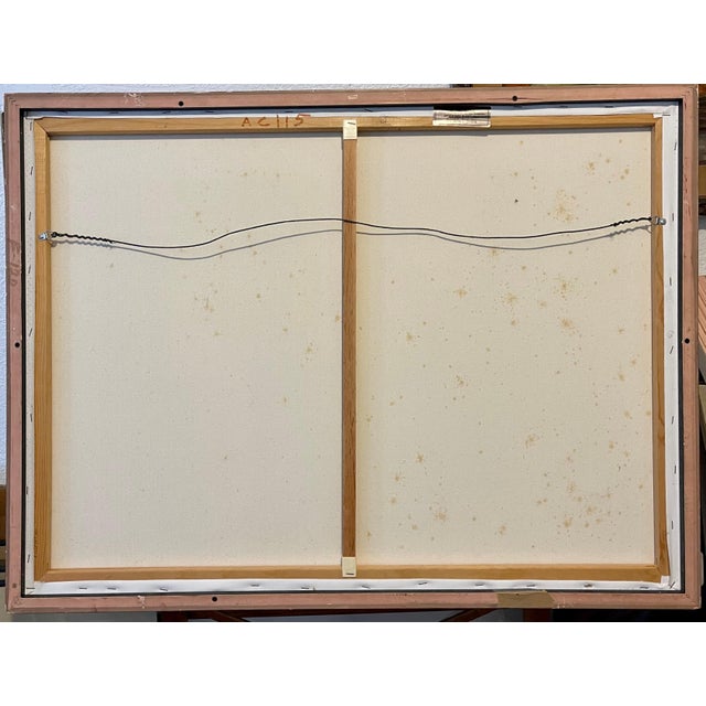 Arie Azene, Arie Azene Israeli Photo Realist Oil Painting Manhattan New York Street Scene, c.1990's For Sale - Image 10 of 10