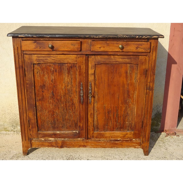 Vintage Parisian Pine Buffet, 1890s For Sale - Image 13 of 18