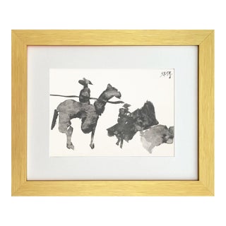 Pablo Picasso Framed Toros Y Toreros 24 Dated 3/4/59 For Sale