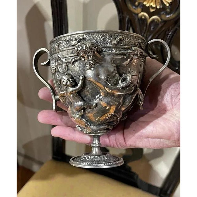 Silver Cup, Naples, Italy, Early 20th Century For Sale - Image 4 of 6