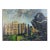 Large Vintage Expressionist Urban Landscape by Anthony Ferrara, Signed/Framed (2000, Oil on Canvas) For Sale
