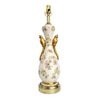 Lamp Pair Gold Parrots For Sale