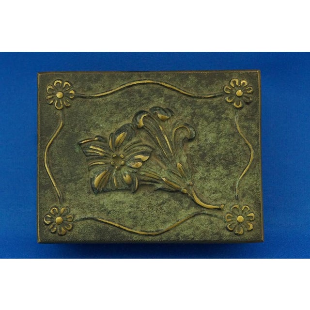 Vintage Danish Bronze Cigarette Box by Aedel Malm, 1920s For Sale - Image 9 of 18