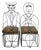 2 John Risley 1960s Welded Steel Mr. & Mrs. Figural Peoples Chairs MCM 51" For Sale