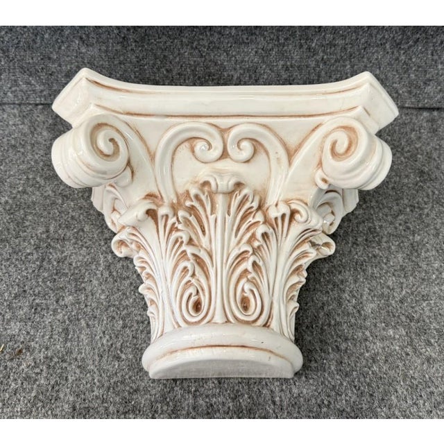 Late 20th Century Vintage Italian-Made Porcelain Wall Sconce For Sale - Image 5 of 7