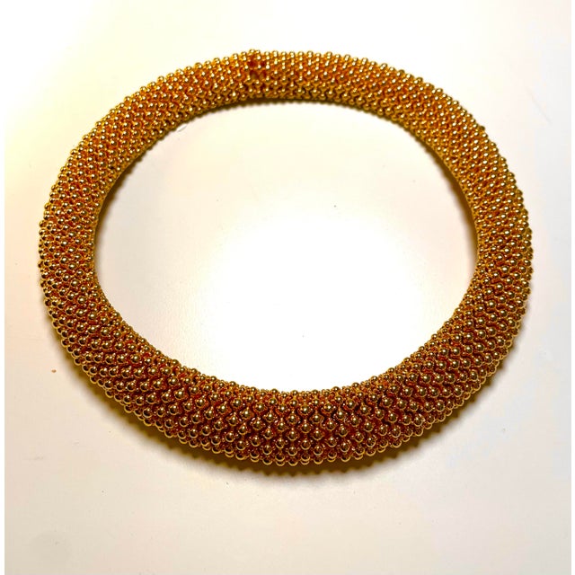 This is part of Chairish’s Costume Jewelry assortment. Spectacular Vintage CINER Jewelry Yellow 18k Gold Plated Metal...