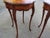 Early 1900s French Carved Inlay Round Side End Tables a Pair 6375a For Sale - Image 9 of 14