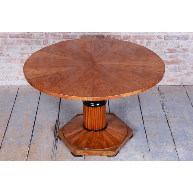 Biedermeier Dining Table in Cherry, 1930s For Sale - Image 4 of 14