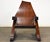 A mid century modern mahogany bent wood Z lounge chair with block chunk mahogany frame. A slight inward canted frame and...