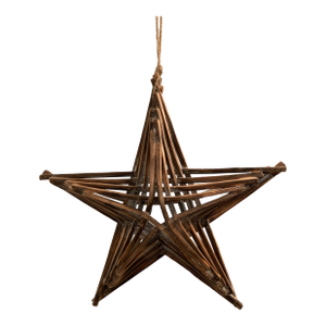 Vintage Large Hanging Driftwood Star for Christmas Decor Farmhouse Style