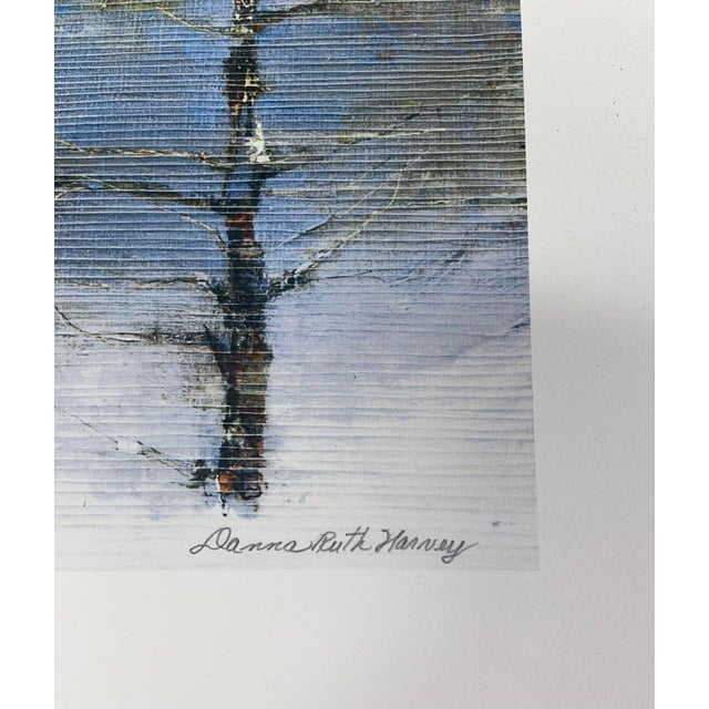 Paper Diana Ruth Harvey, Seasons, Set of 4 Reproduction Prints, Spring, Summer, Fall, Winter For Sale - Image 7 of 12