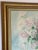 Large Signed Pink Rose Floral Painting in Ornate Gilt Frame, 2003 For Sale In Seattle - Image 6 of 8