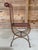 Vintage Italian Gilt and Painted Iron Accent Chair, Attributed to S. Salvadori For Sale In Naples, FL - Image 6 of 12