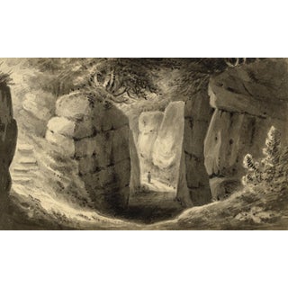 John Maule, At the High Rocks, Tunbridge Wells, Kent, 1800s, Graphite For Sale