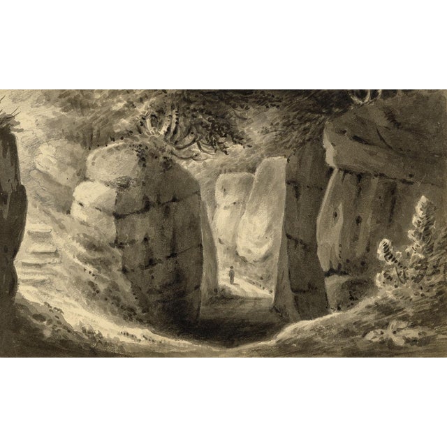 John Maule, At the High Rocks, Tunbridge Wells, Kent, 1800s, Graphite For Sale