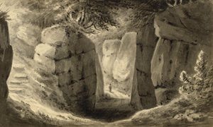 John Maule, At the High Rocks, Tunbridge Wells, Kent, 1800s, Graphite