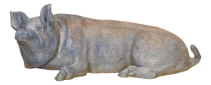 19th Century English Lead Pig, 1886