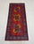 Art Deco Red Filpa Elephant Foot Tribal Oriental Runner Rug, 2'9" X 6'6" For Sale - Image 3 of 16