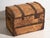 Large antique washed wood trunk (c.1900) Dimensions: Width: 60 cm Depth: 39 cm Height: 45 cm Style: Rustic Materials and...