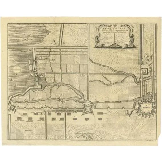 Map of Hulst with Its Forts and Outworks For Sale - Image 6 of 6