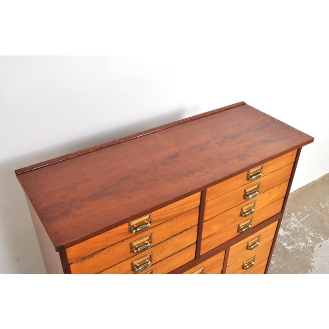 Vintage Mahogany Chest of Drawers, 1950s For Sale - Image 4 of 12